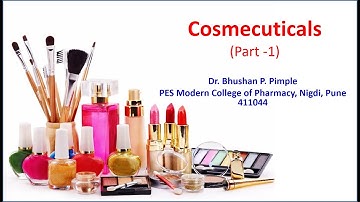 Cosmeceuticals (Part 1):  Dr Bhushan P Pimple