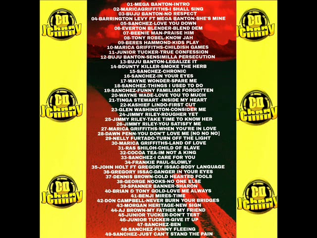 洋楽 dancehall vocals CD JOHNNY 90S DANCEHALL AND VOCAL VOL 1 - YouTube