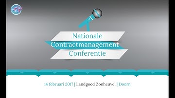De 8e  Nationale Contractmanagement Conferentie | 14 februari 2017