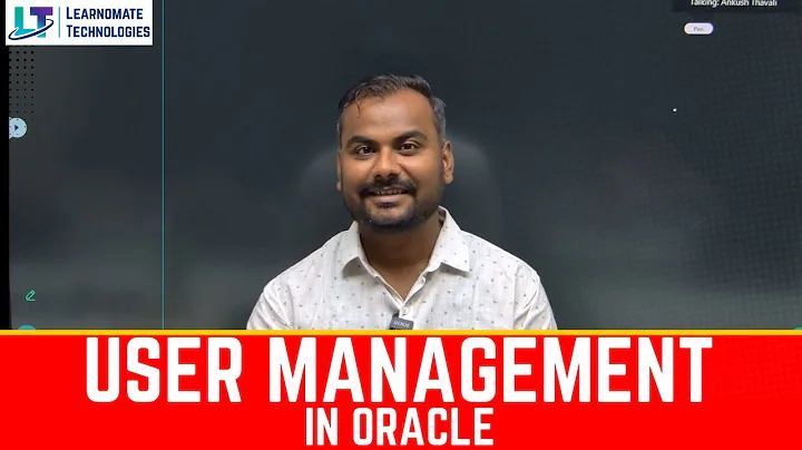User Management in Oracle Database | Oracle DBA Tutorial by Ankush Sir