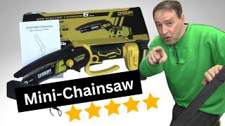 The WIFE Wants a CHAINSAW! IMOUMLIVE 6-Inch Mini Chainsaw Cordless #minichainsaw #batterychainsaw