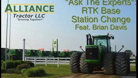 "Ask The Experts": RTK Base Station Change - Feat. Brian Davis
