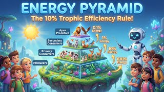 The Energy Pyramid! 🔋 The 10% Rule, Trophic Efficiency & Food Chains Explained!