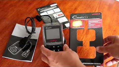 LAUNCH X431 Creader V Plus OBD2 OBDII Automotive Code Scanner Testing