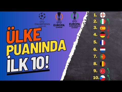 Ülke Puanında İlk 10 | Zirvede Yarış Kızışıyor! Ek Kontenjan İçin İtalya ve İspanya Karşı Karşıya!