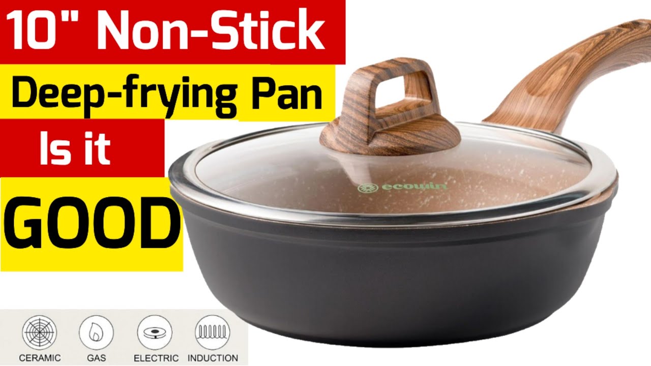 🥘VINCHEF Nonstick Deep Frying Pan Skillet Unboxing Review +