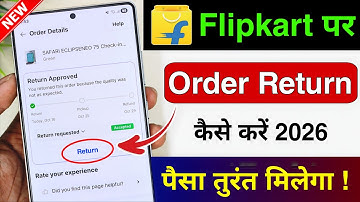 Flipkart Order Return Kaise Kare | How To Return Flipkart Items | Flipkart Return Process 2026
