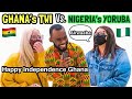 Ghanaian Twi Vs Nigerian Yoruba | Happy Independence To Ghana | Public Interview