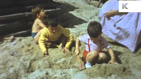 Late 50s Early 60s Seaside Holiday, UK Family Home Movies