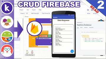 2. CRUD Firebase (Read) Part2- Kodular | MIT App Inventor | Appybuilder | Thunkable