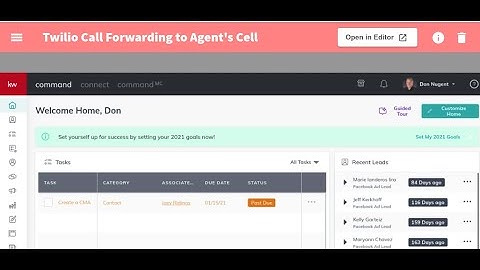 Twilio Call Forwarding to Agent