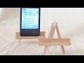 PORTA CELLULARE FAI DA TE – HOW TO MAKE an iPhone stand with popsicle sticks