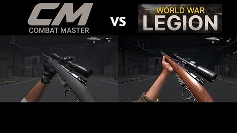 Combat Master VS World War Legion - KAR98K Sniper Comparison