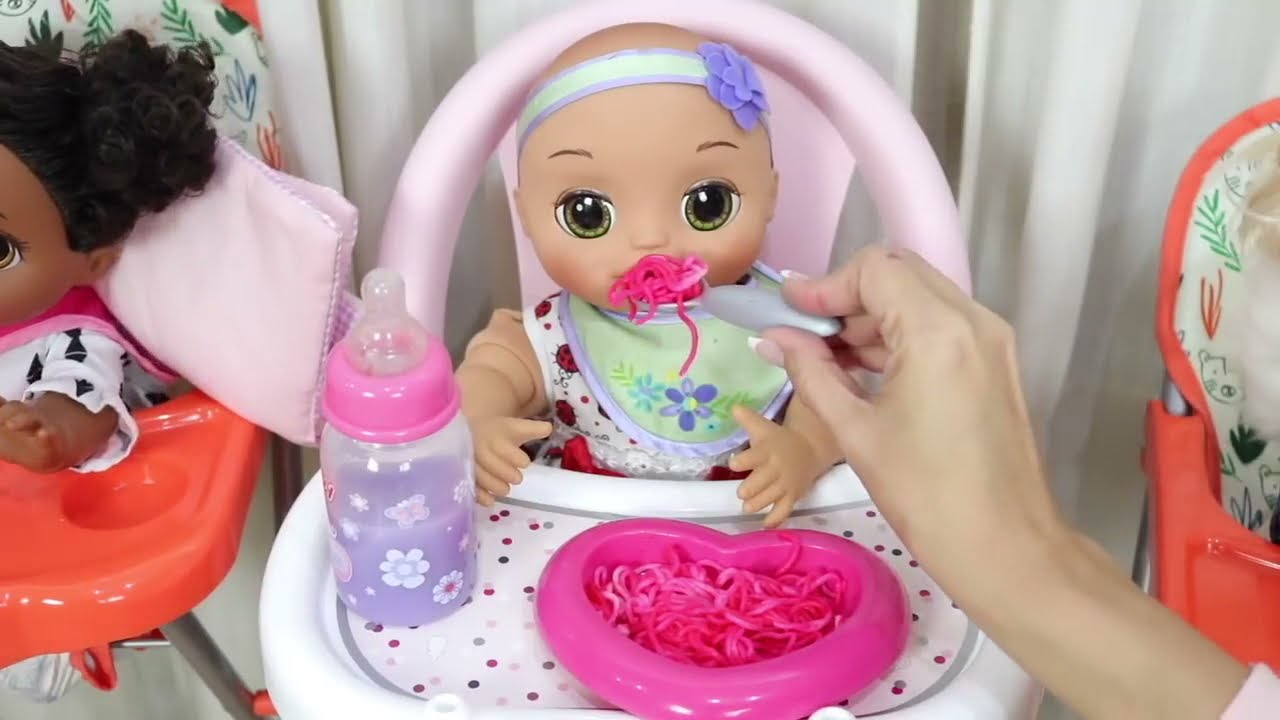 BABY ALIVE NINA E SUAS AMIGUINHAS MOSTRANDO A ROTINA DAS BEBÊS BABY ALIVE