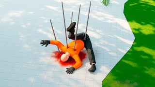 Ragdoregorag - Ragdoll Vs Spikes Funny Moments