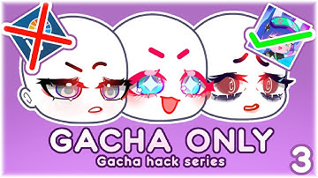 [ ✨ ] How to make aesthetic custom eyes in Gacha II (NO EDITING PROGRAM)