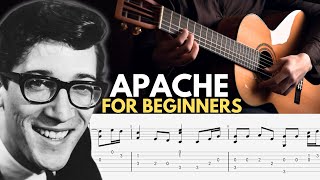 PDF Sample Apache Easy Fingerstyle Guitar For Beginners guitar tab & chords by The Shadows.