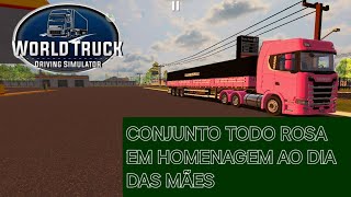 SCANIA S 500 NA GRANEL 3 EIXOS CONJUNTO TODO ROSA _ carga de batata até Pelotas!!