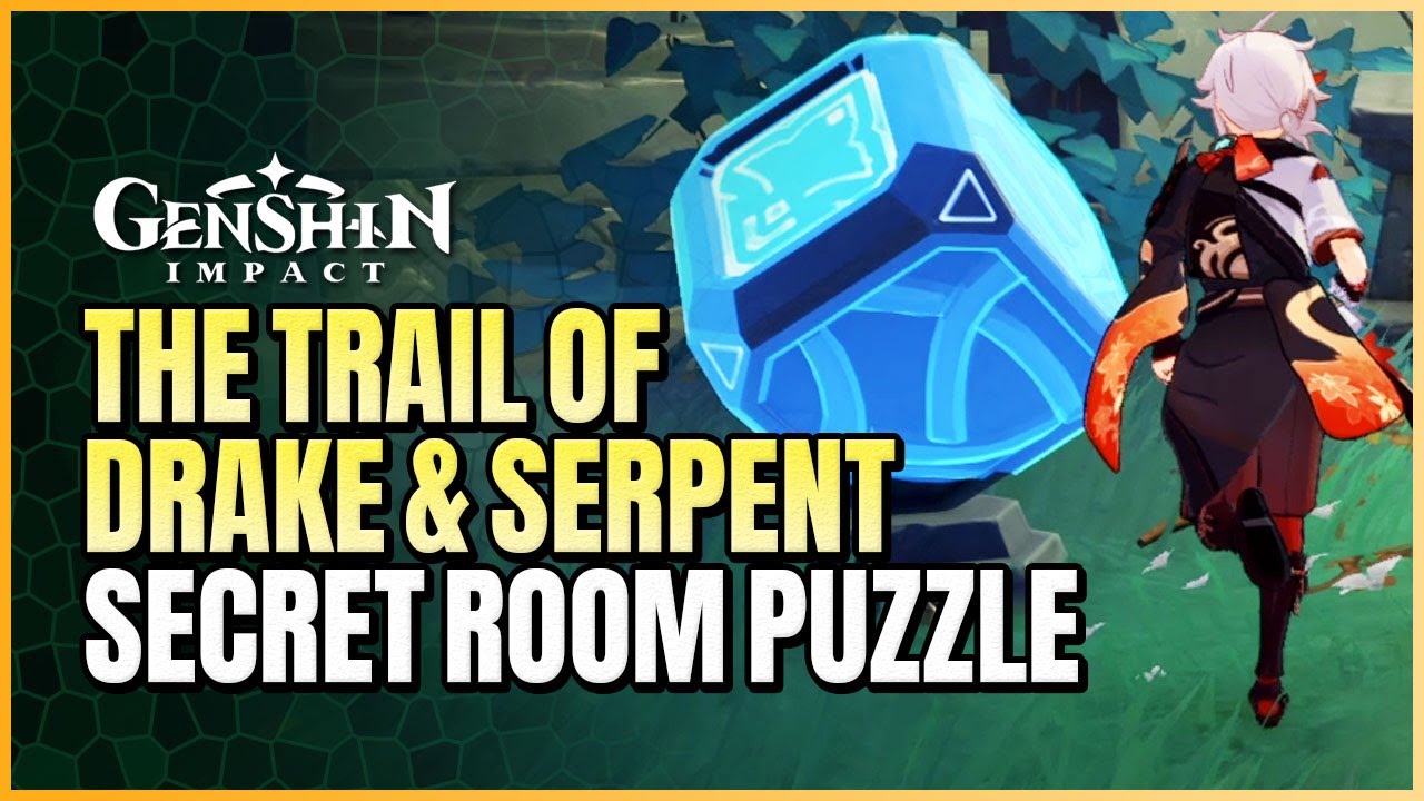 The Trail Of Drake And Serpent Secret Room Puzzle Guide | Part 1/3 Three Fragments Quest Enkanomiya
