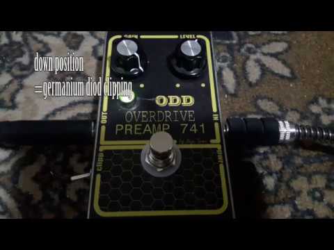 ODD Preamp 741(ovedrive and boost) guitar effect by Mojo Gear Fx