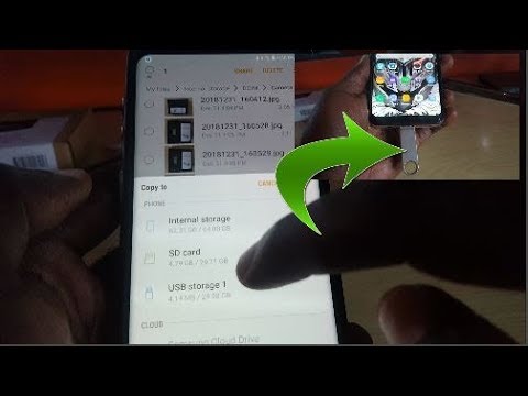 Video: How To Transfer A File From A Phone To A USB Flash Drive