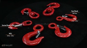 H-Lift Eye Hook & Swivel Hook With Latch
