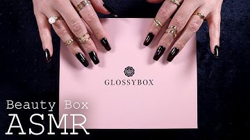 ASMR Glossybox DOUBLE Unboxing (🎧 soft spoken, tapping, scratching)
