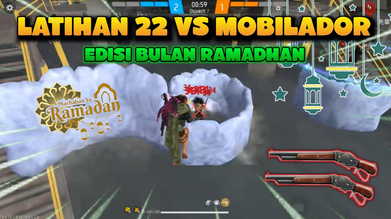 2VS2 PC VS MOBI. EDISI COMEBACK BULAN RAMADHAN #freefireindonesia 