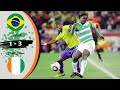 مباراة نارية بين البرازيل وساحل العاج كأس العالم 2010 بتعليق سعيد الكعبي جودة عالية