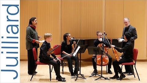 Haydn String Quartet Op. 76, No. 1 | Juilliard Ronald Copes & Astrid Schween Music Master Class