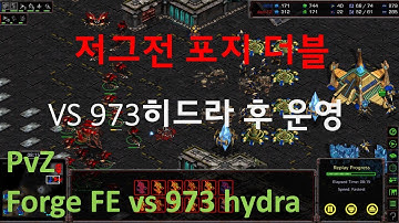 [Eng Sub][PvZ] How to play against 973 hydra after forge FE?