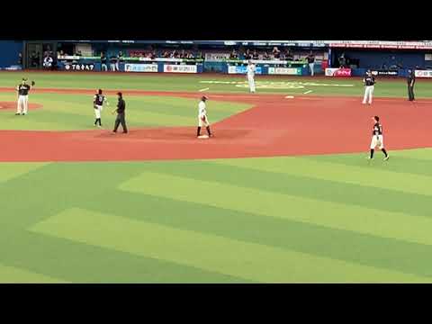 2018 10 08　ZOZOマリン　千葉ロッテ　岡田最後の盗塁成功