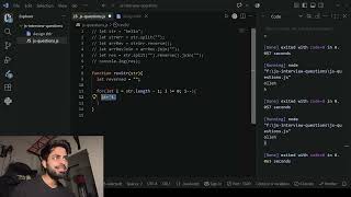 #4 Reverse a String Without Using reverse() | JavaScript Interview Questions | Abbyshek Sharma