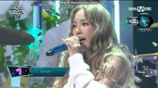 151022 Taeyeon win! @M Countdown