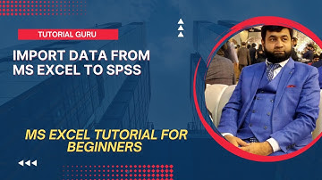 How to import data from Excel into SPSS very easy method #excel #spss #spssforbeginners