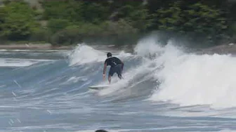 Surfing Random Spots Near Nosara