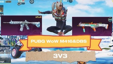 PUBG WoW |PUBG| 3V3 M416&DBS #pubgmobile #viral #video #keşfet 