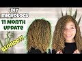 DIY MICROLOCS | 11 Month Update | Dyeing my hair blonde?! | Interlock Method