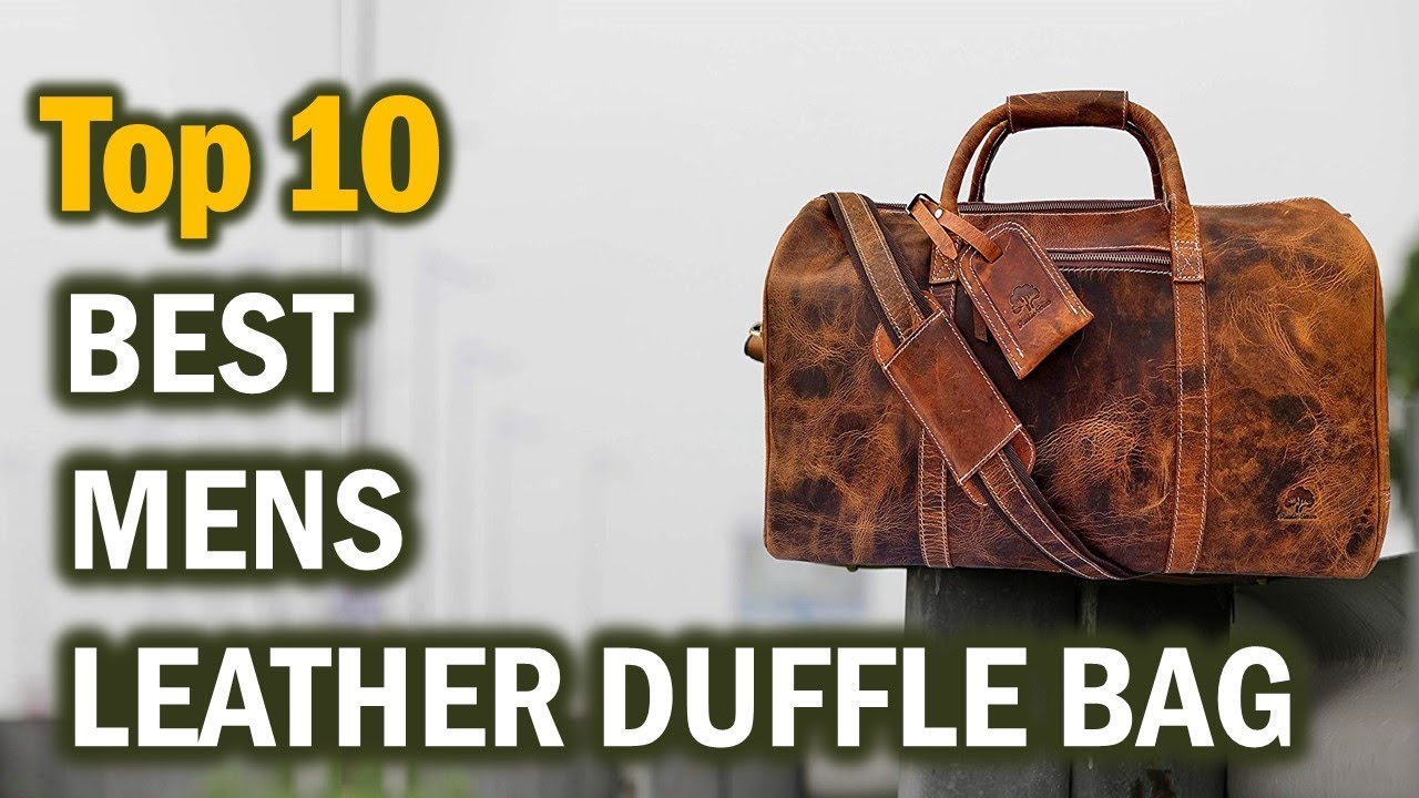 rustic town leather duffle