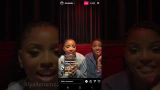 Chloe x Halle Tea Time 4-30-24 with comments Instagram live