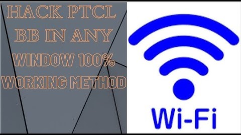 How To Hack Ptcl BB Wifi Using Sotware On PC 100% Working Method Tufani Technology