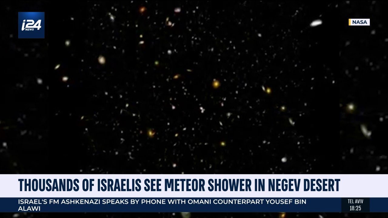 Thousands of Israelis watched the Perseid Meteor Shower this year!