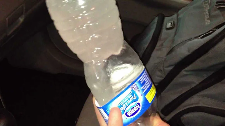 Supercooled Water Snap Freeze