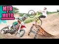 BIG MTB TRICKS AND MASSIVE PRO MOTOCROSS WHIPS - MTB & MOTO SHREDDING!