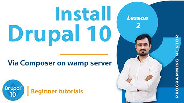 How to install Drupal 10 via composer | Urdu/Hindi | Programming Mentor