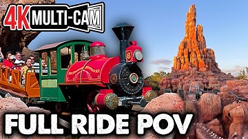 Big Thunder Mountain Railroad -  Full Ride POV - 4K Multicam
