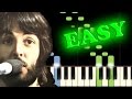 THE BEATLES - LET IT BE - Easy Piano Tutorial