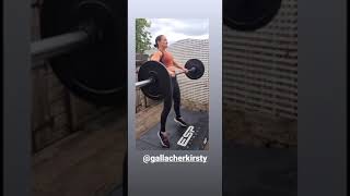 Kirsty Gallacher Working Out - June 2020
