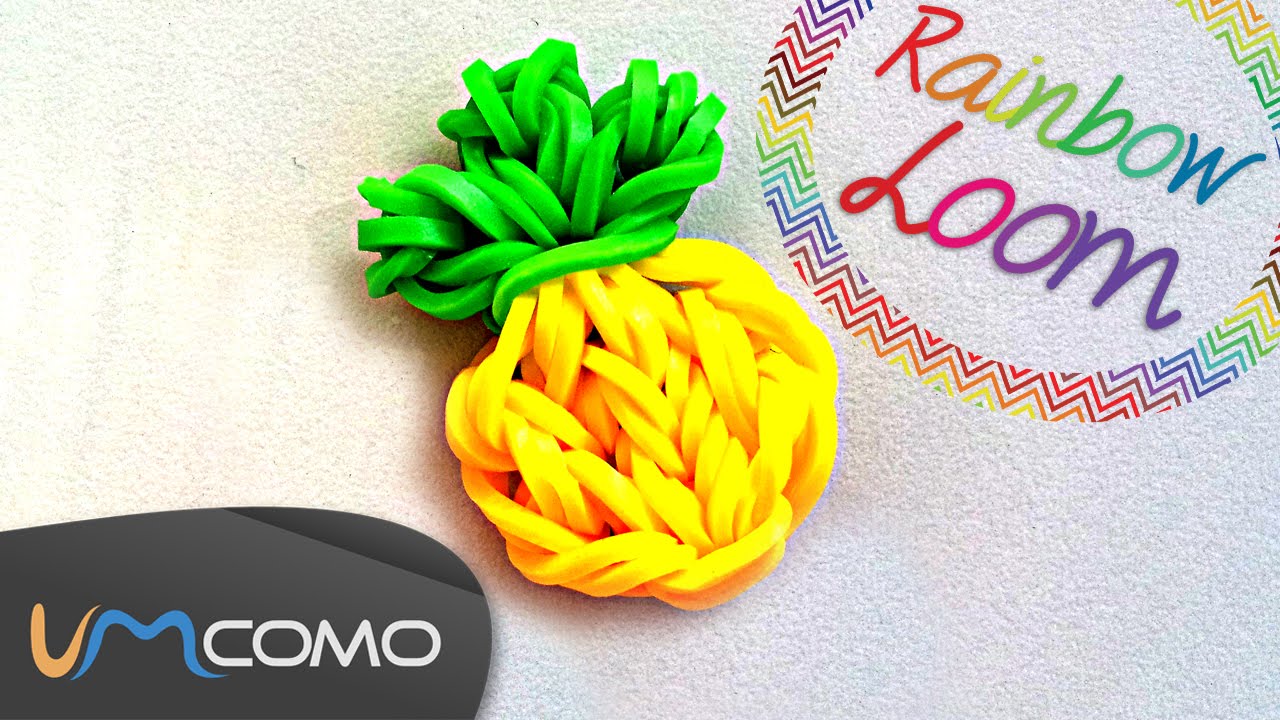 Rainbow Loom - Abacaxi ( Sem Tear )