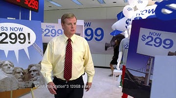 Playstation 3 commercial- now $299
